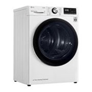 LG نشافة  توفير الطاقة بالمضخة الحرارية 9كغم لون أبيض, الجهة اليسرى, RC10V7WDK, thumbnail 15