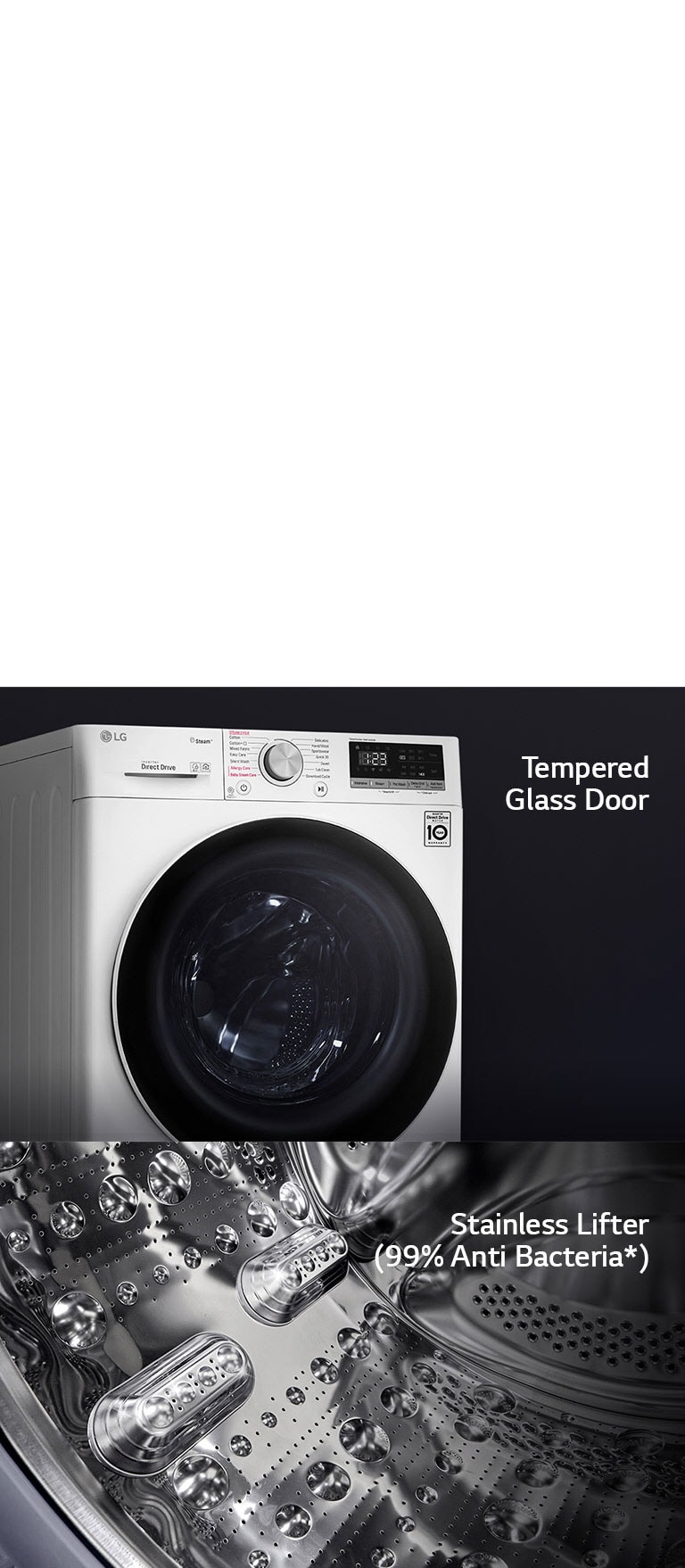 Lg tempered glass washing outlet machine