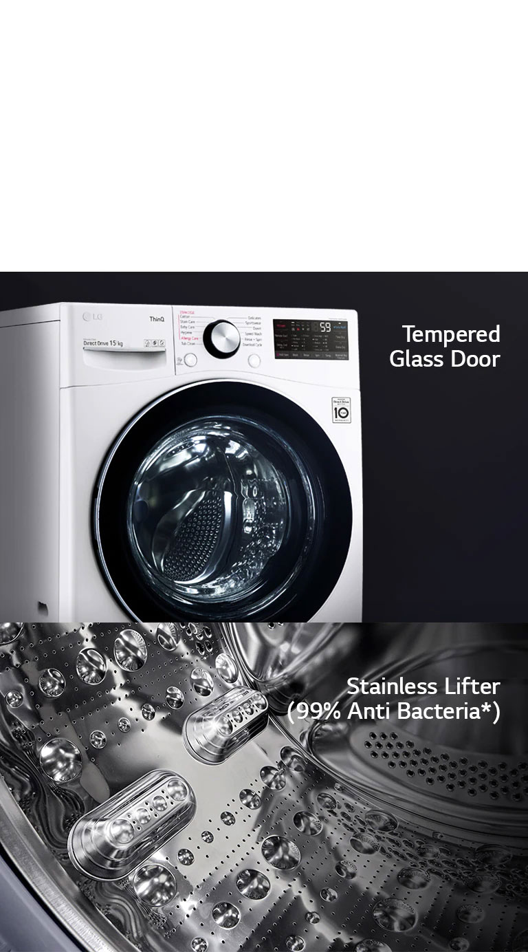 15 kg front load washing machine