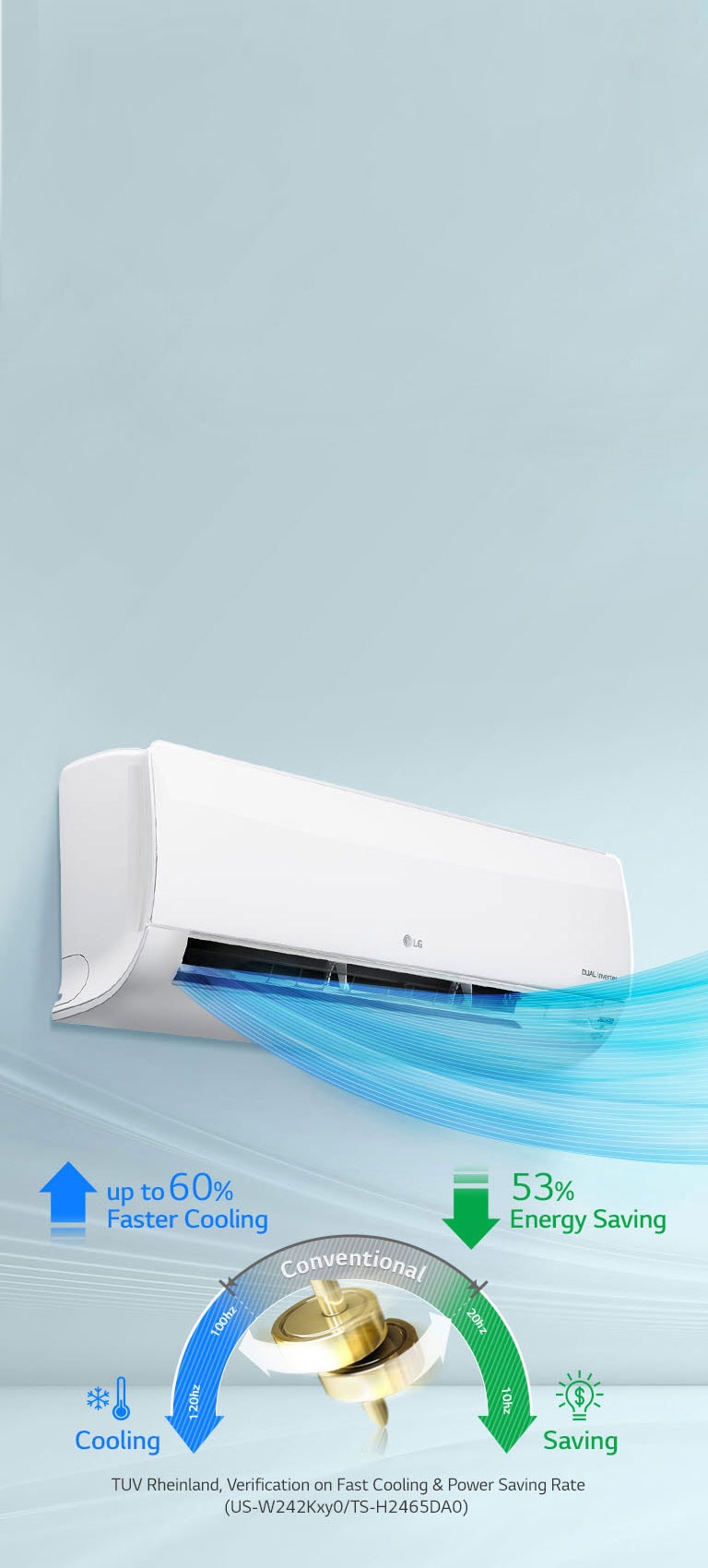 LG DUALCOOL Inverter AC, 38K BTU Cool and Heat, Split Air Conditioner ...