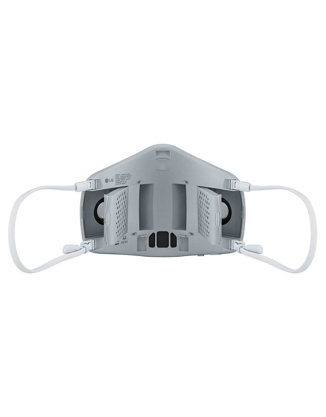 LG PuriCare™ Wearable Air Purifier, view of rear fan, AP551AWFA