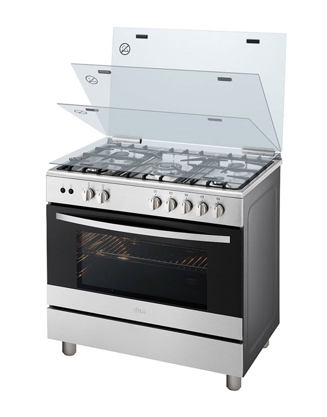 lg five burner gas stove