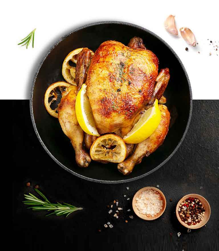 Graniteware Roast Chicken - The Month of French - The Good Plate