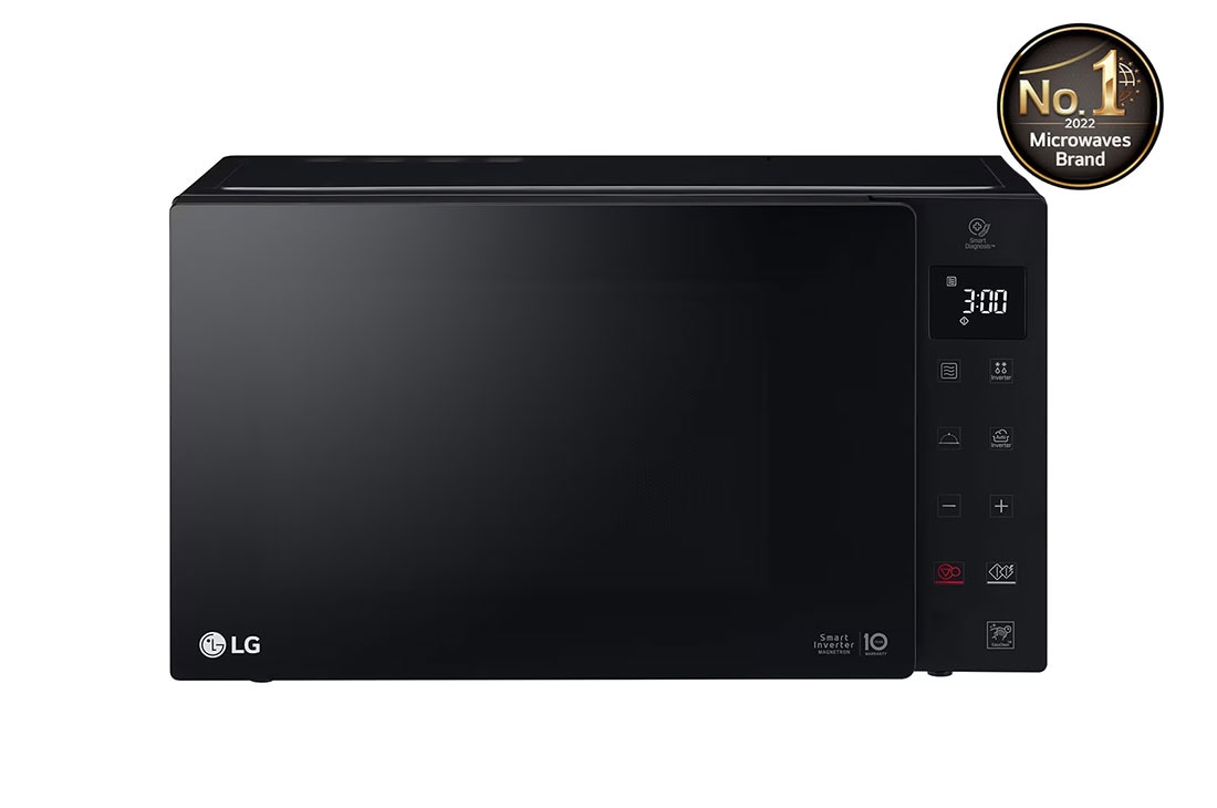 LG Microwave oven 25L, Smart Inverter, Even Heating, Black, MS2535GIS
