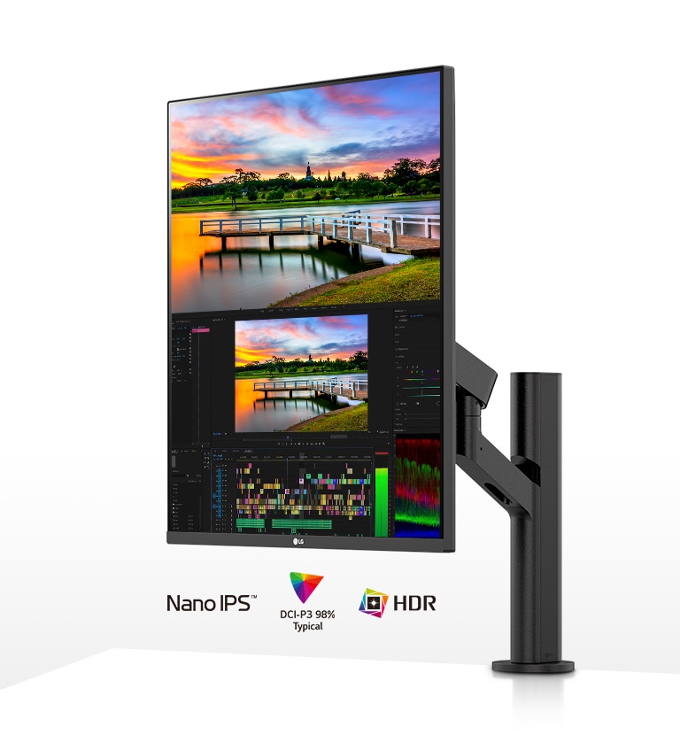 LG Monitor With Stand 27.6 Inch DualUp Monitor | LG Levant