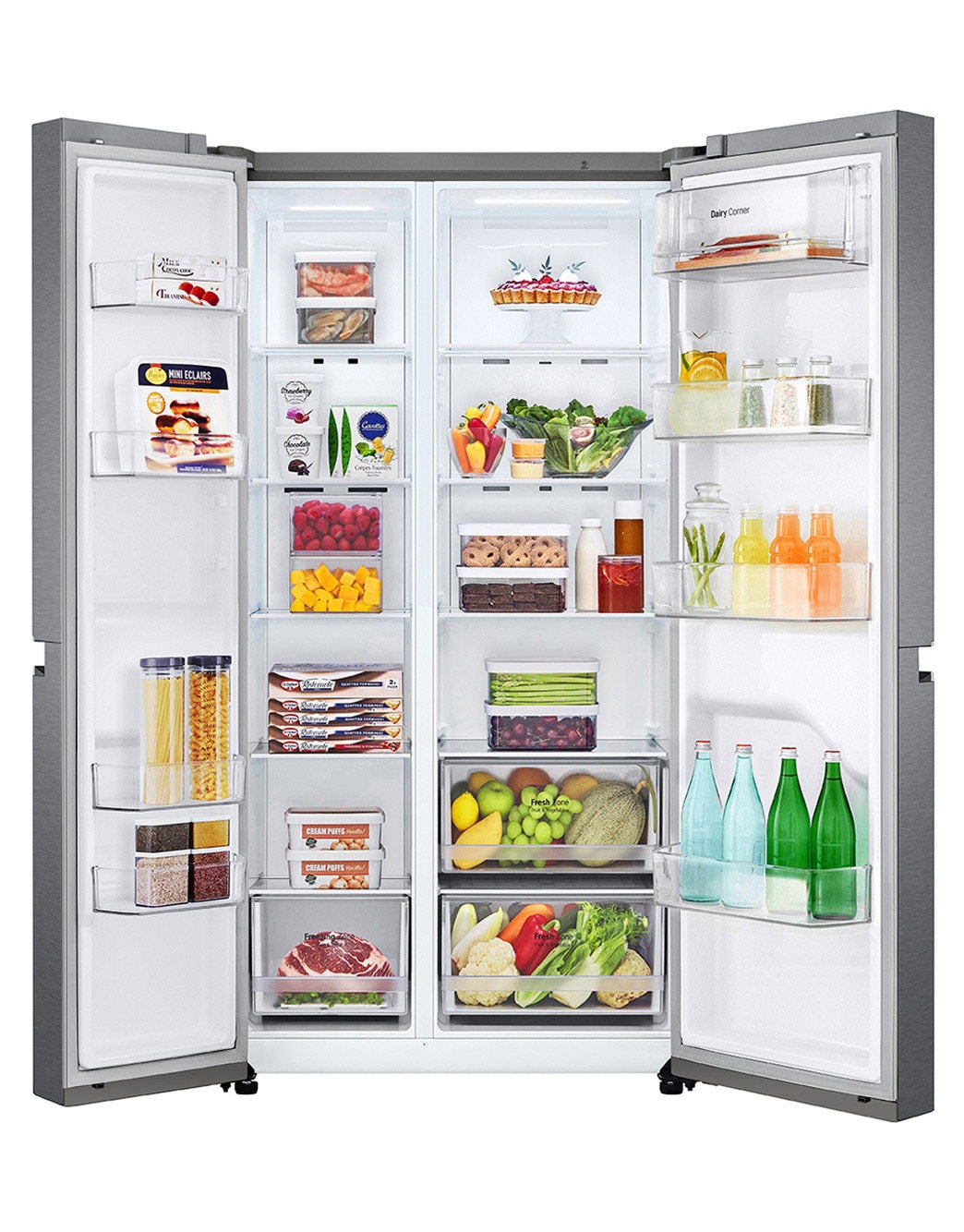 lg express cool fridge shelves