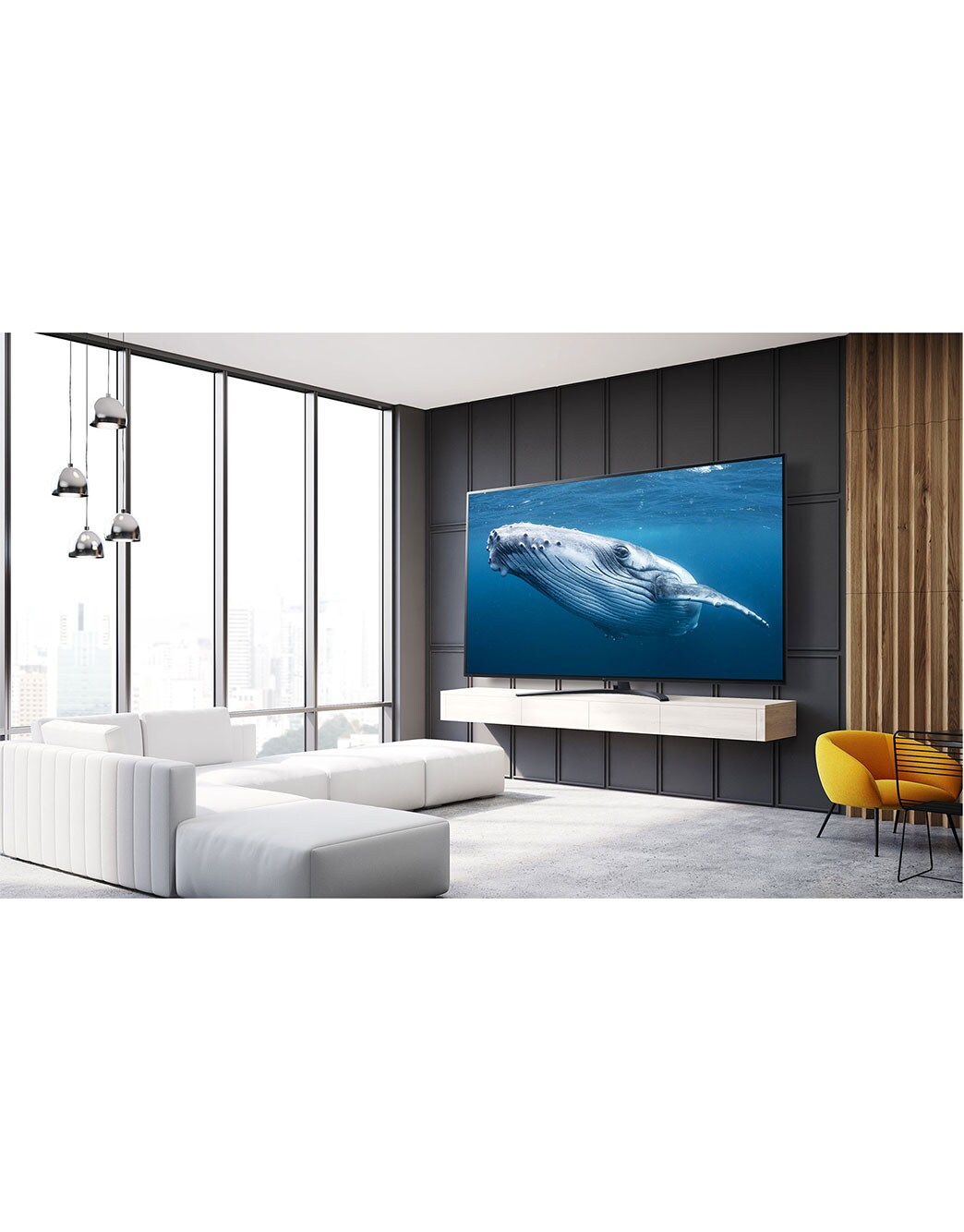 LG UHD AI ThinQ 55 UP75 4K Smart TV, α5 AI Processor - 55UP7500PSF