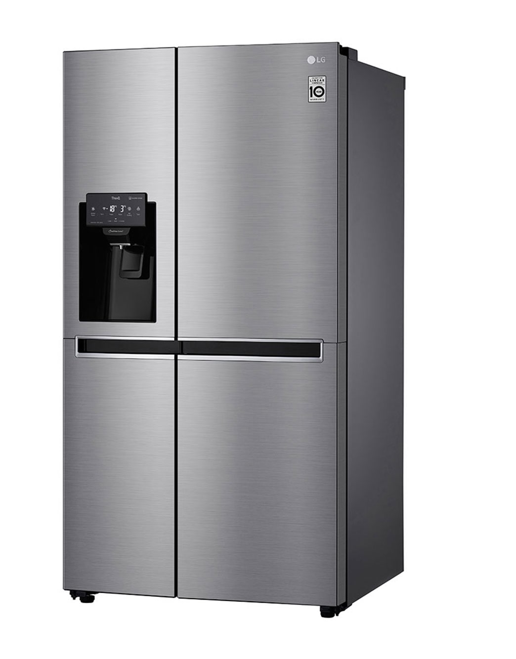 601L Side-by-Side Fridge with LG ThinQ™, in Silver | LGLK