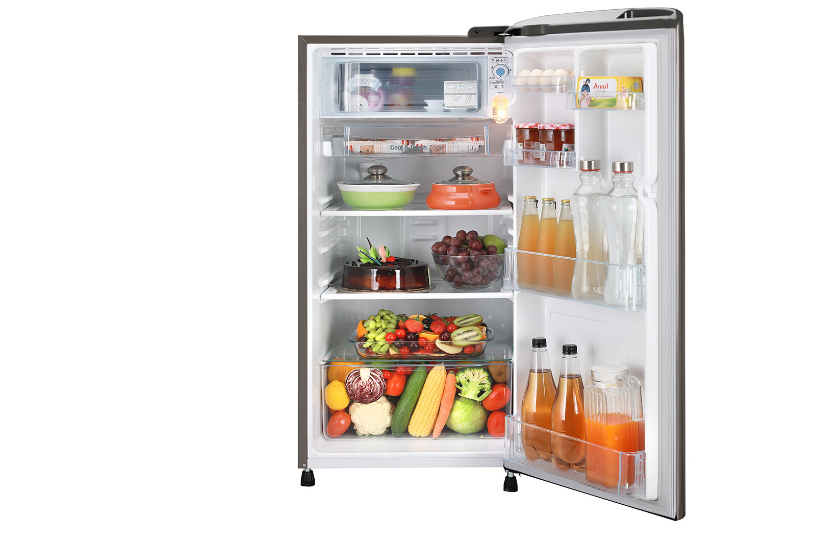 LG 190L Platinum Silver One Door Refrigerator LG Sri Lanka