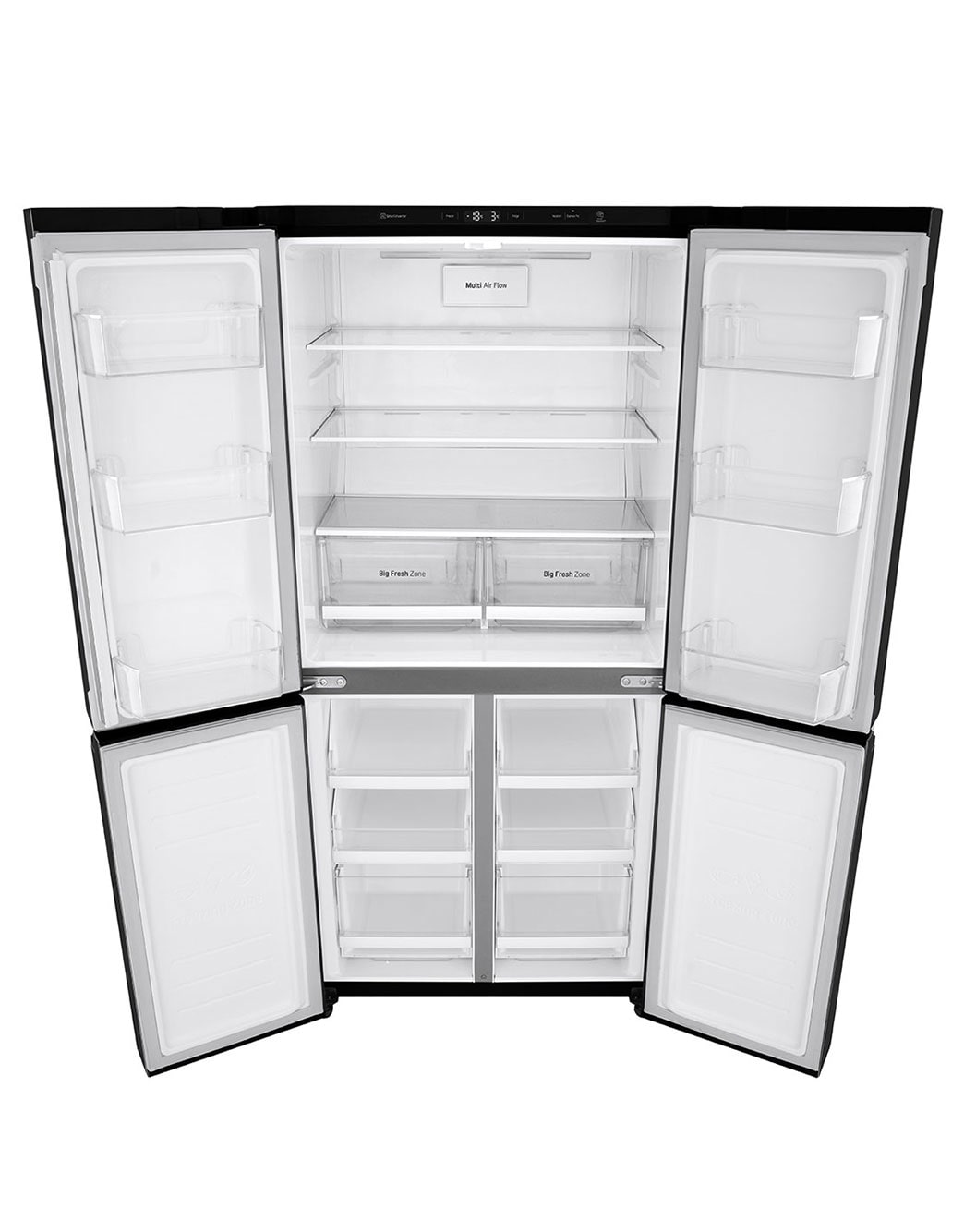 lg 594l slim french door fridge