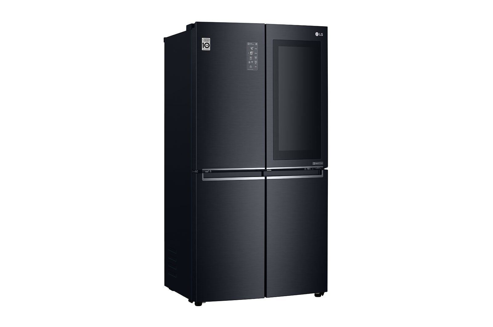 725L InstaView Door-in-Door Fridge in Matt Black | LG LK