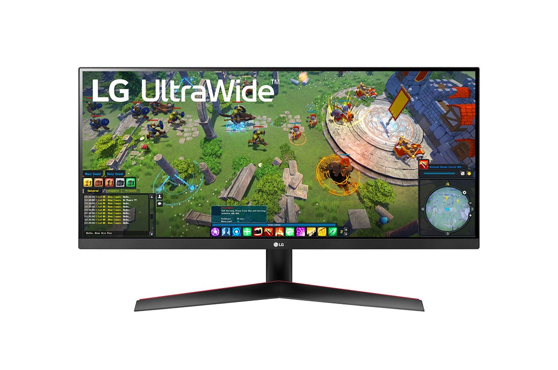 LG 29 colių UltraWide™ monitorius, vaizdas iš priekio, 29WP60G-B