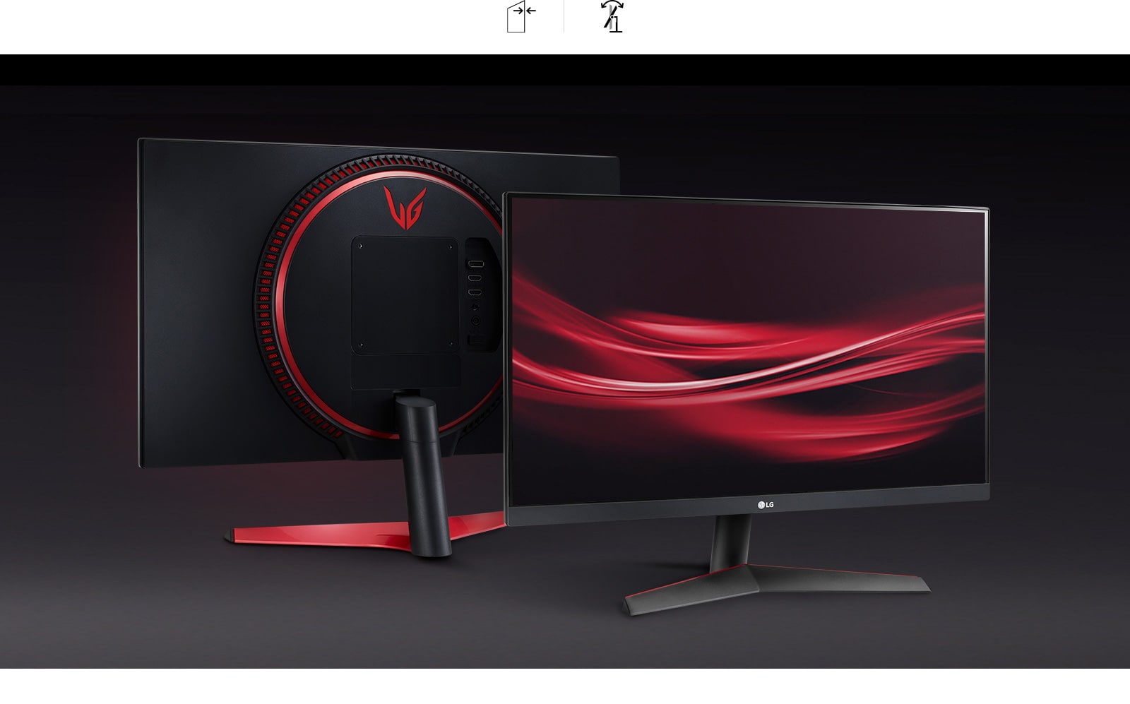 LG Ultragear outlet 24” Gaming Monitor