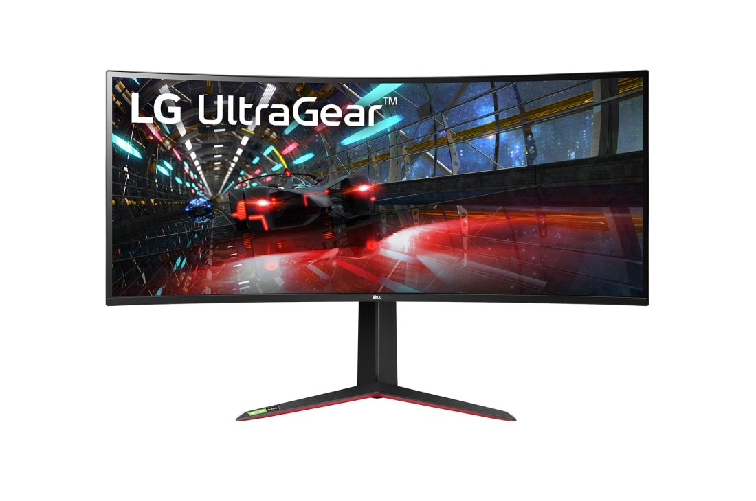 LG 38 colių UltraGear™ monitorius žaidimams, vaizdas iš priekio, 38GN950P-B
