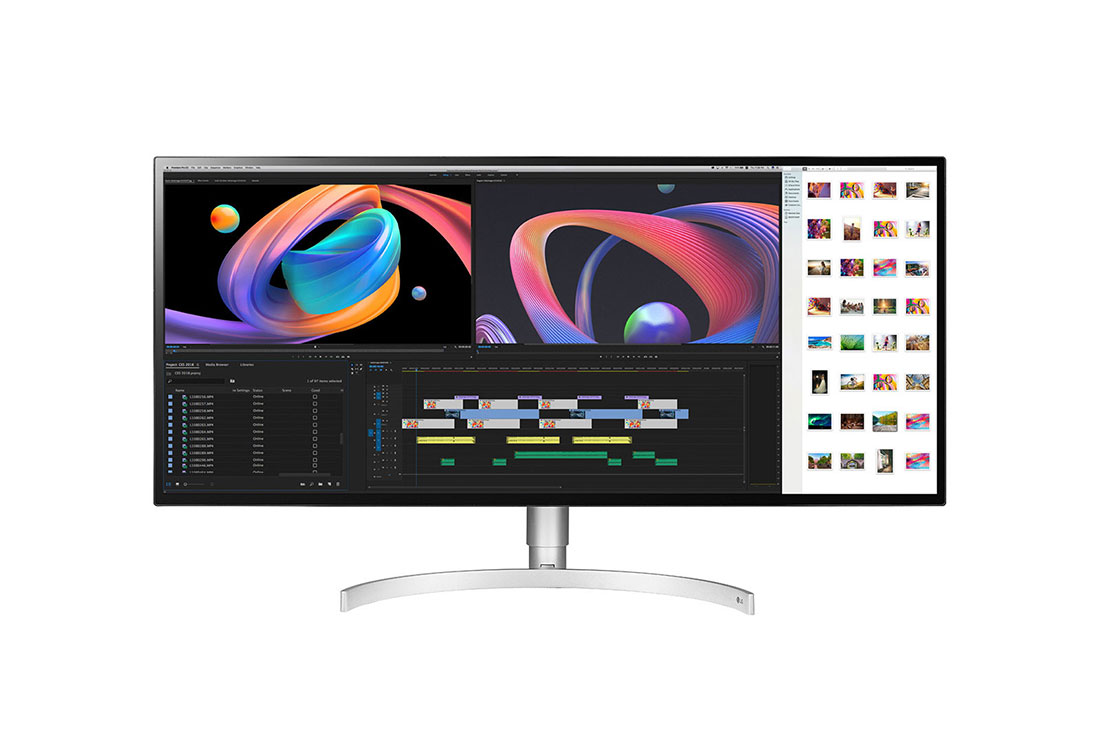 LG 34 colių UltraWide™ monitorius, vaizdas iš priekio, 34WK95UP-W