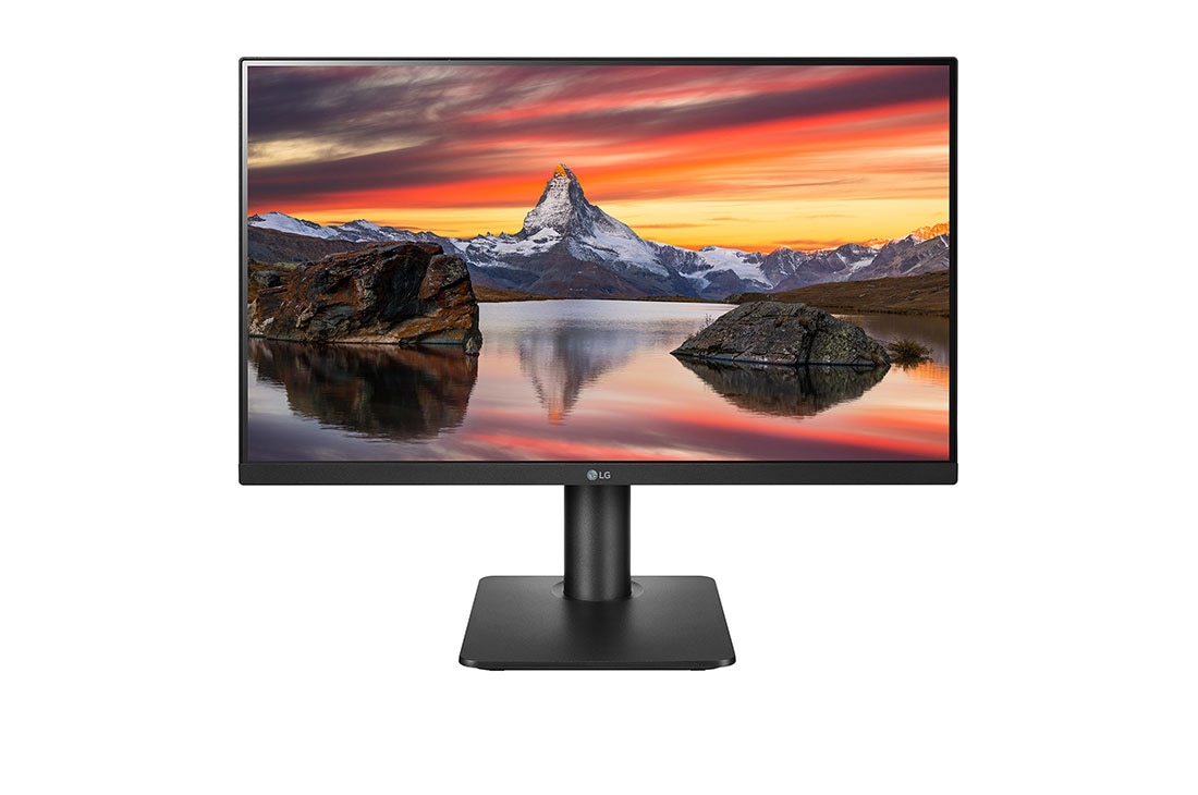 LG 24 colių Full HD IPS monitorius, vaizdas iš priekio, 24MP450P-B