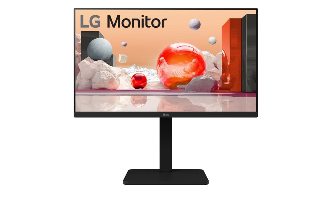 LG 24 in Full HD IPS monitorius, vaizdas iš priekio, 24BA550-B