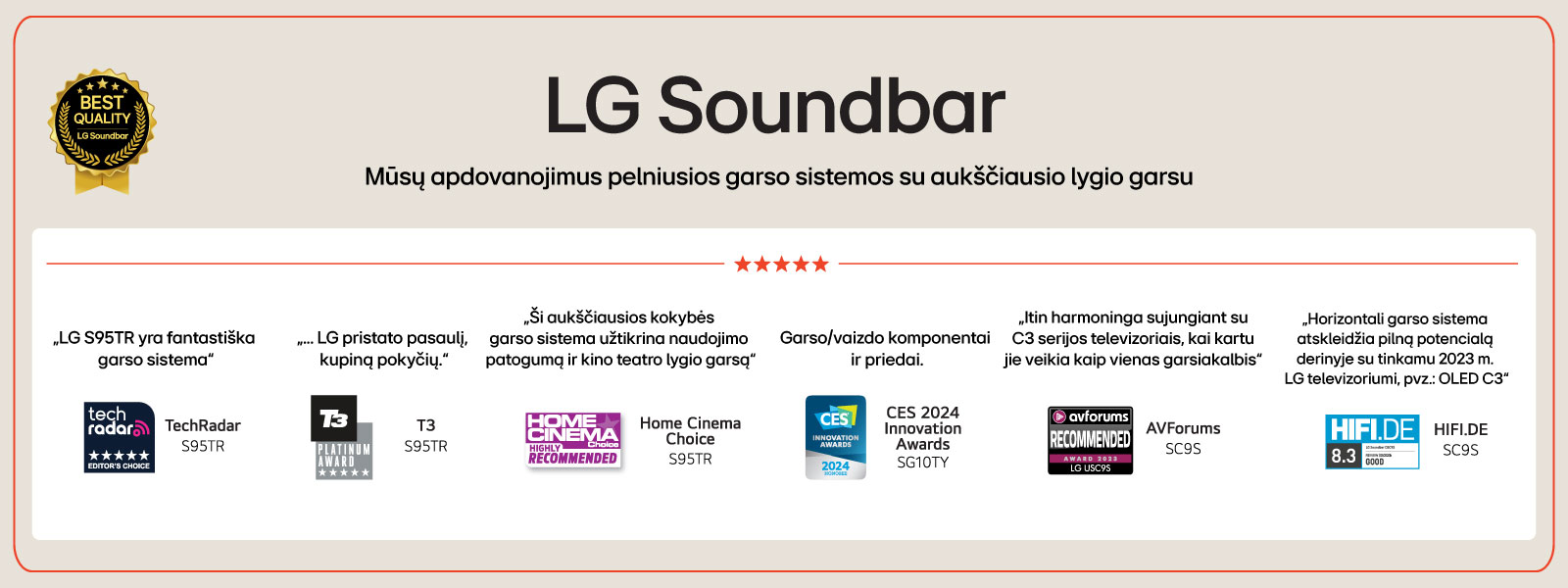 LG „Soundbar