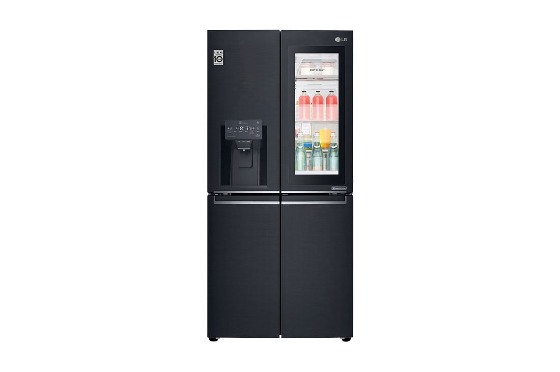 LG 423L No-Frost Multi Door InstaView Door-in-Door™ šaldytuvas, plotis 83,5cm, aukščio 178,7cm , GMX844MCKV