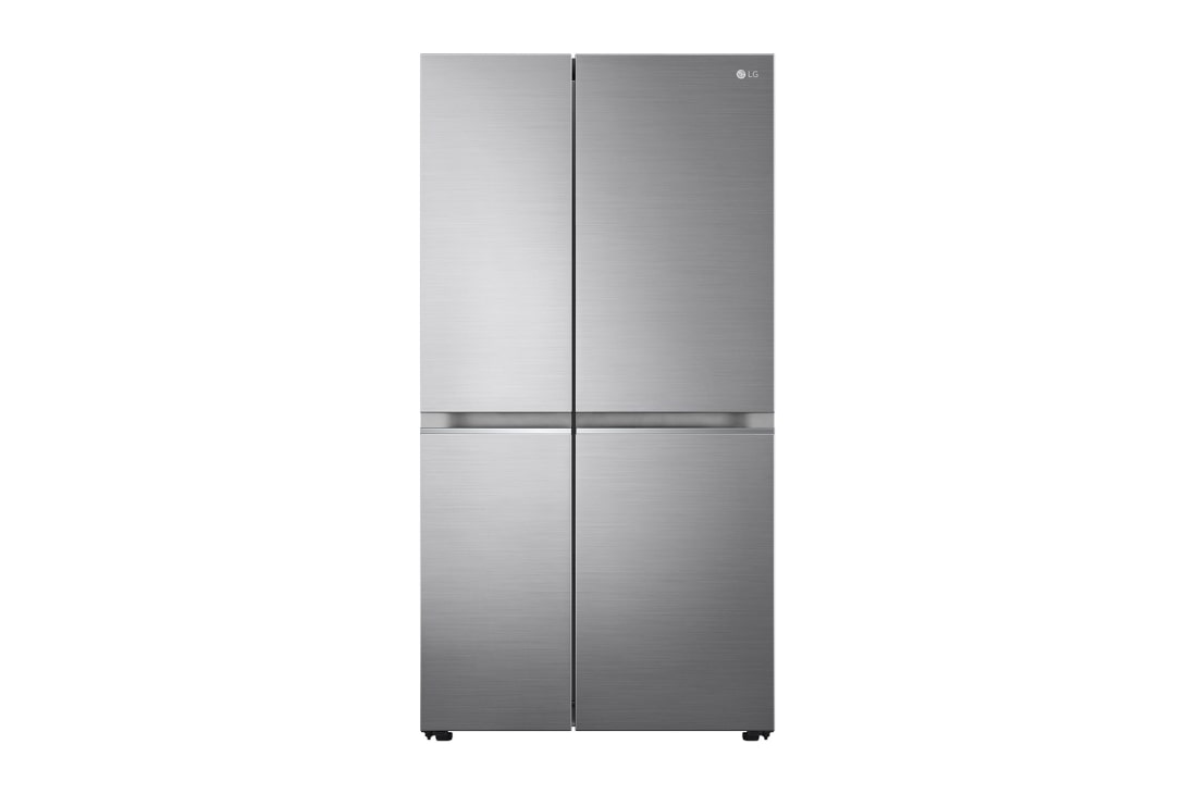 LG Side-by-Side šaldytuvas, 655L, plotis 91,3cm, aukščio 179cm, Total No Frost, vaizdas iÅ¡ priekio, GSBV70PZTE