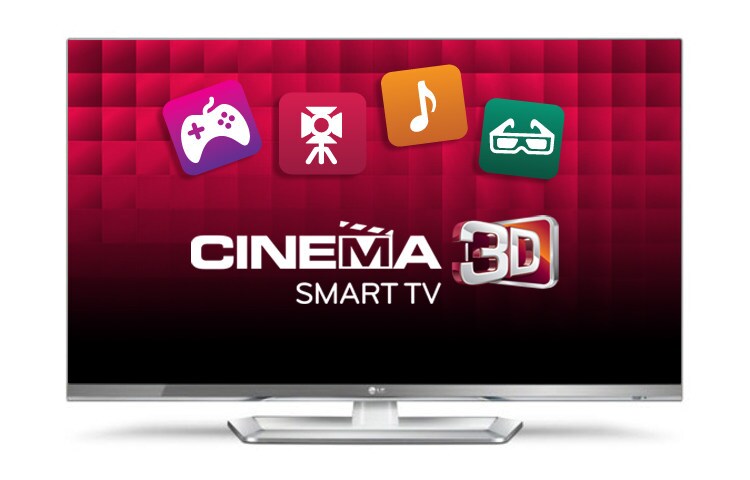 LG 42'' 3D LED televizorius, „Cinema Screen“ dizainas, „LG Smart TV“, „Cinema 3D“, nuotolinio valdymo pultelis „Magic Remote“, WiDi, MCI 400, 42LM669S