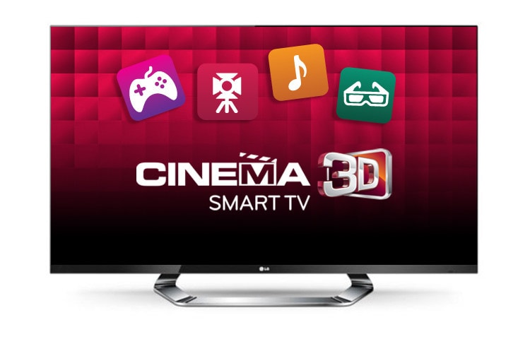 LG 47'' 3D LED televizorius, „Cinema Screen“ dizainas, „LG Smart TV“, „Cinema 3D“, nuotolinio valdymo pultelis „Magic Remote“, WiDi, MCI 800, 47LM760S