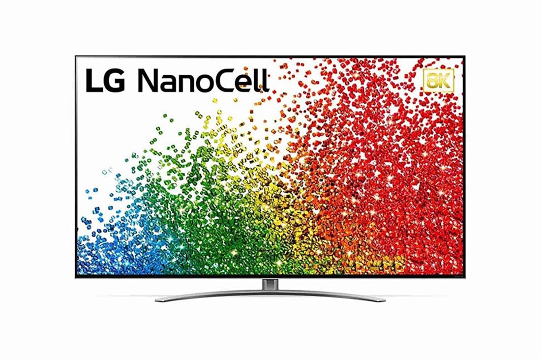 LG 86 colių NanoCell 4K teler koos protsessor α7 ja helisüsteem Dolby Atmos, Вид телевизора LG NanoCell спереди, 86NANO993PB