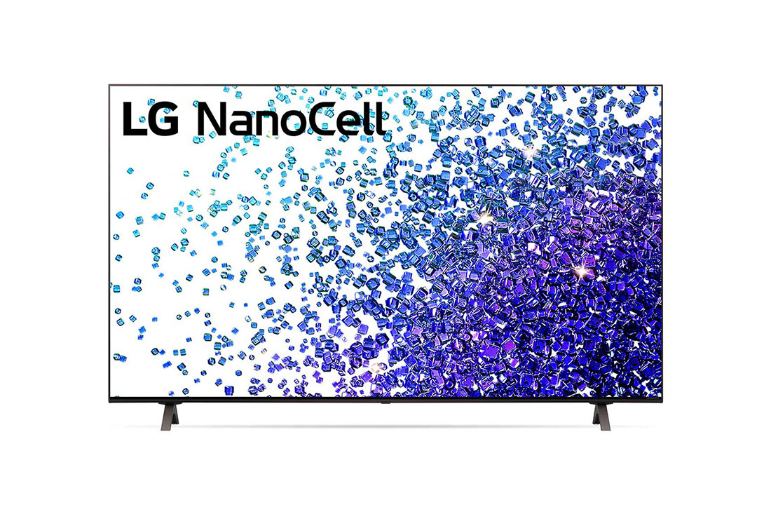 LG 55 colių NanoCell 4K televizorius, LG „NanoCell“ TV vaizdas iš priekio, 55NANO793PB
