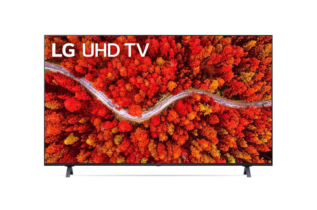 LG 55 colių UHD 4K televizorius 55UP8000, LG UHD TV vaizdas iš priekio, 55UP80003LR