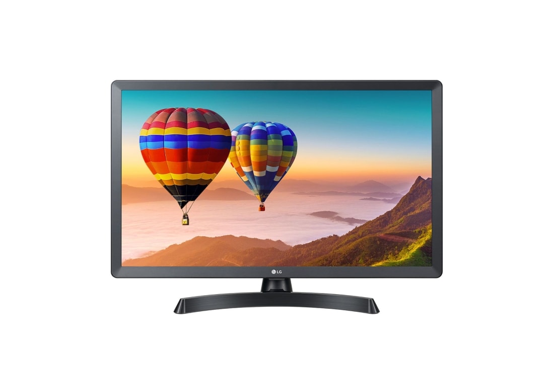 LG 27,5'' HD Ready LED TV monitors ar platu skatīšanās leņķi, skats no priekšpuses, 28TN515V-PZ