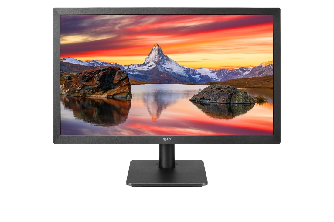 LG 22 collu Full HD monitors, skats no priekšpuses, 22MP400-B