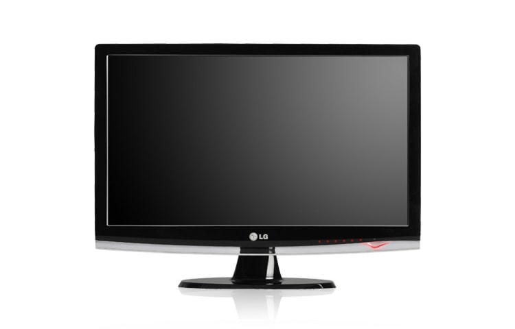 LG 24'' LCD monitors, izcila attēla kvalitāte, dzidri attēli bez pēcattēliem, funkcija Auto Bright nodrošina acīm vispiemērotāko spilgtumu, W2453SQ