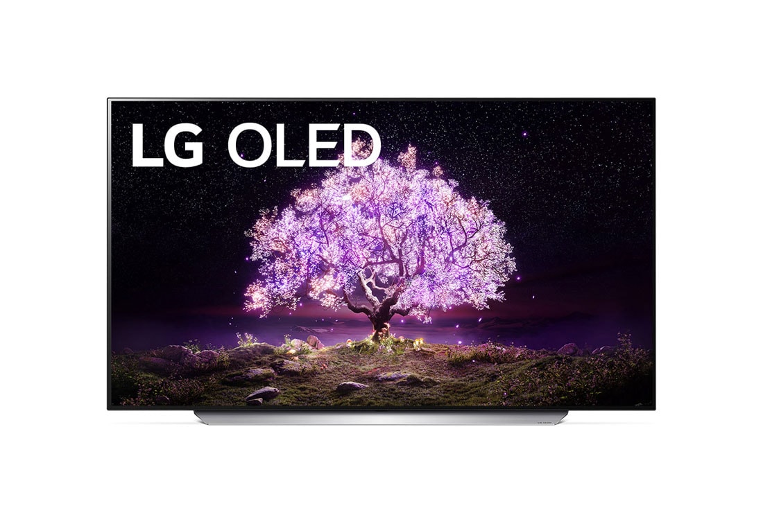 LG 65'' 4K OLED TV C1, skats no priekšpuses, OLED65C16LA