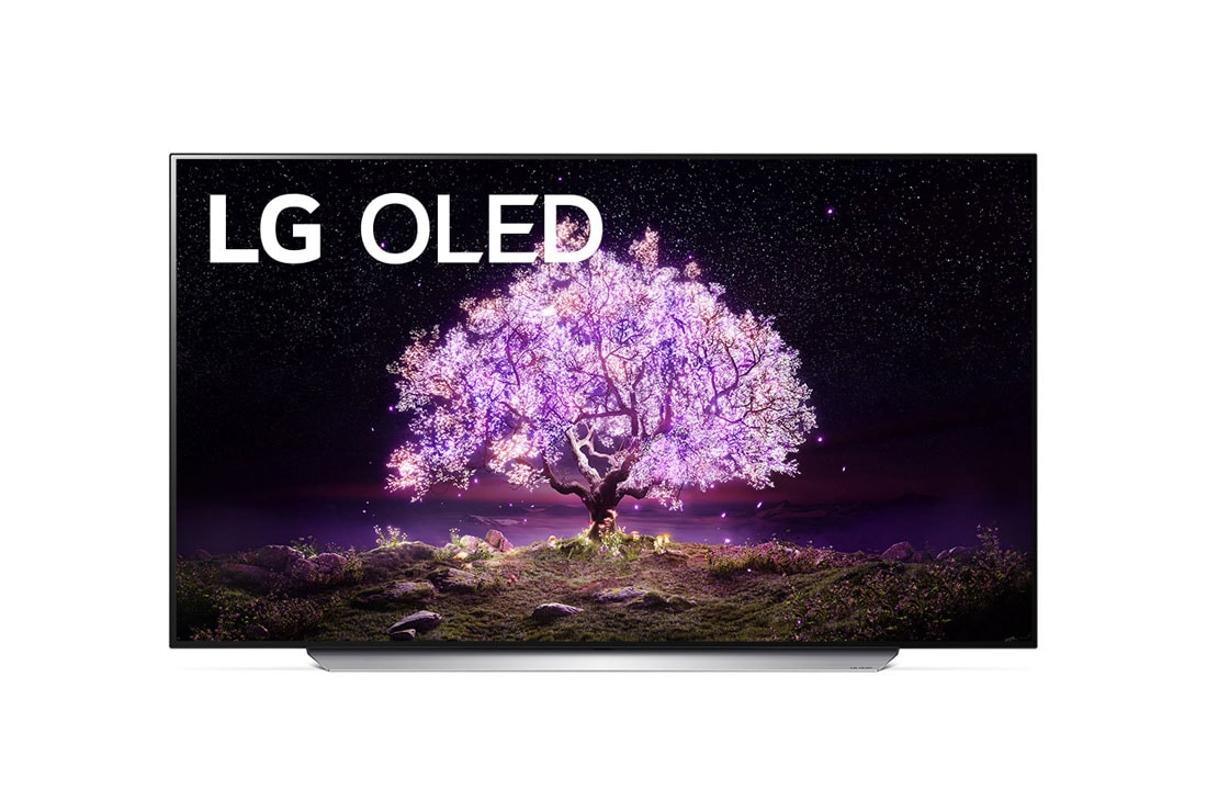 LG 65'' 4K OLED TV C1, skats no priekšpuses, OLED65C15LA