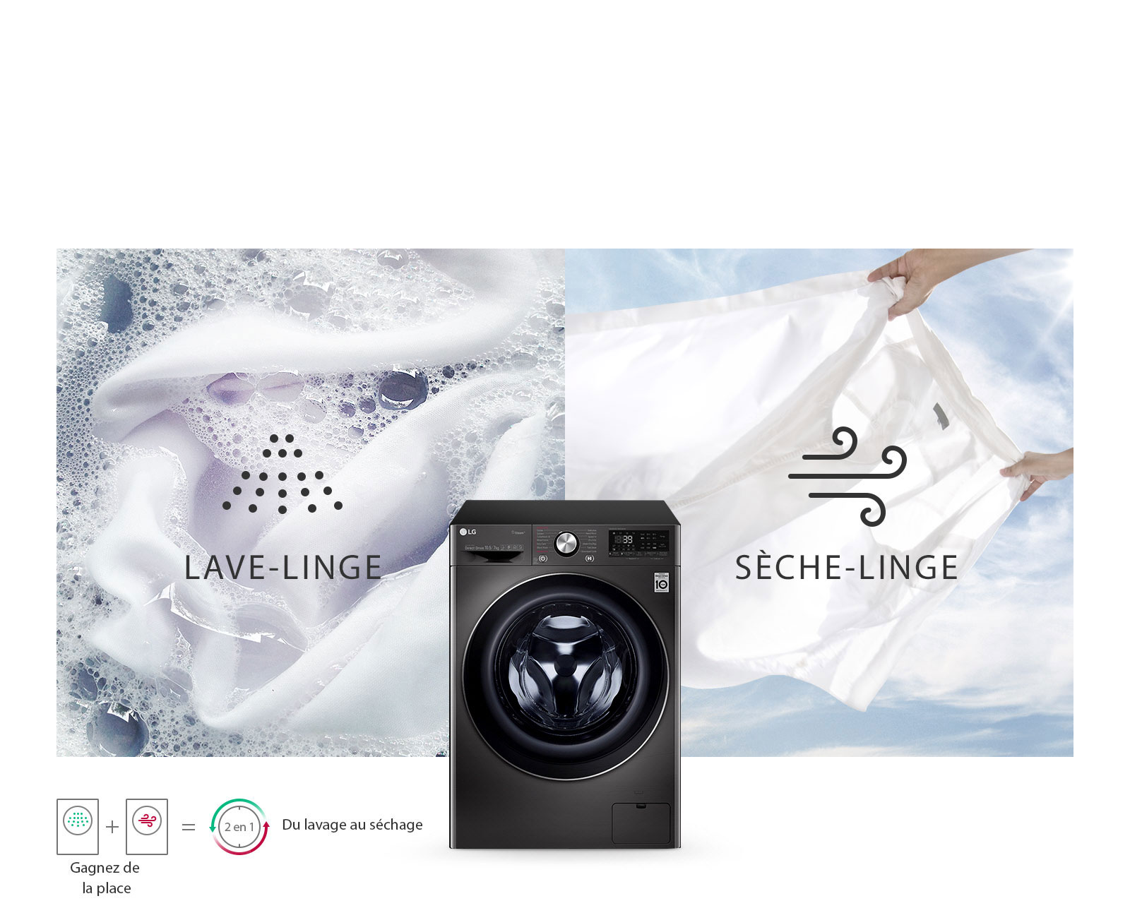 LG Lavante-séchante, 6 Motion Direct Drive™