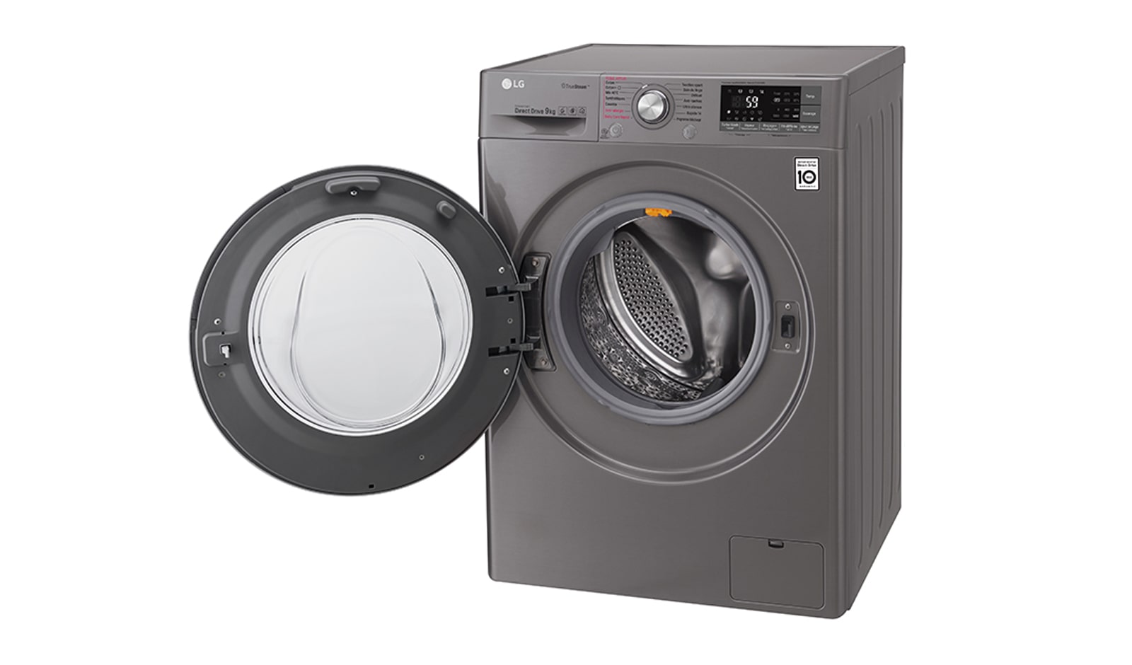 Lave-linge 6 Motion Direct Drive vapeur 9kg - LG F94923WHS