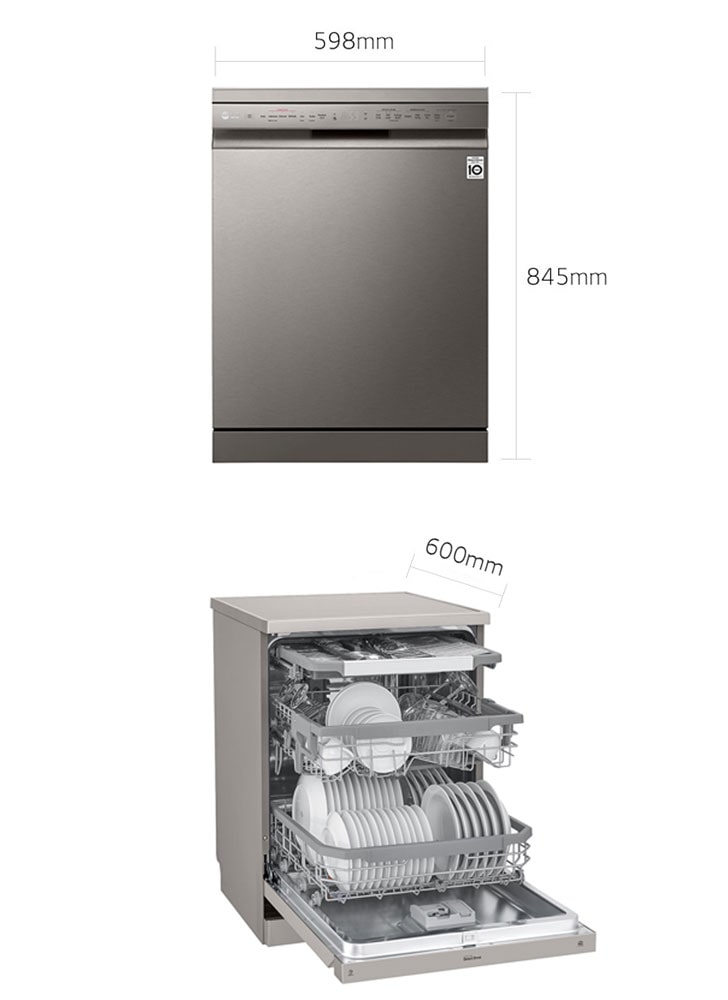 Lave-vaisselle vapeur encastrable LG QuadWash™, révolutionnez la