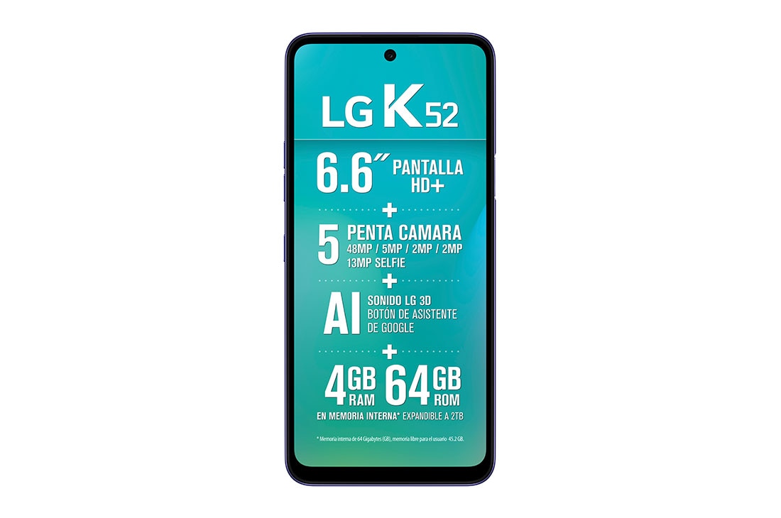 LG K52 Creado para los que quieren más