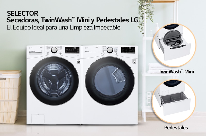 Lavadora secadora LG, todas las especificaciones que la diferencias de  otras marcas
