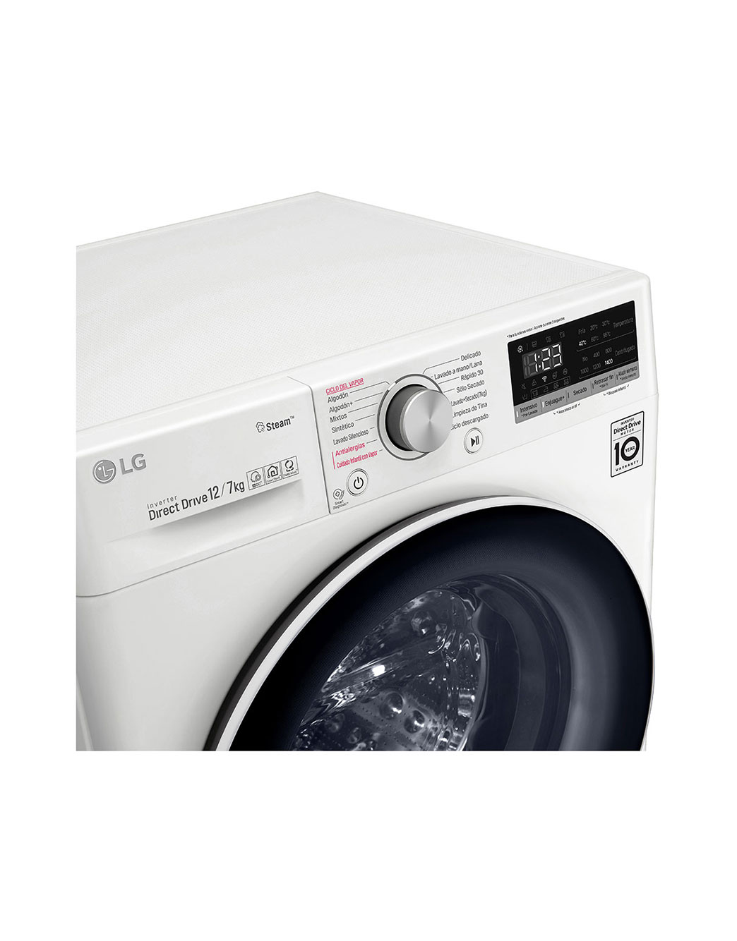 LG Lavasecadora Inteligente AI Direct Drive™, Con Vapor Clasificación B(lavado)/E(secado) Blanca, Serie 310 LG España | sptc.edu.bd