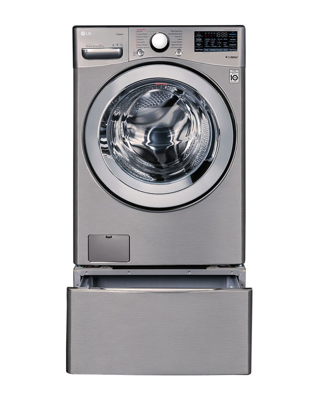 LG WD22VVS6 Lavasecadora Carga Frontal para 22 kg, color Plata :  : Hogar y Cocina