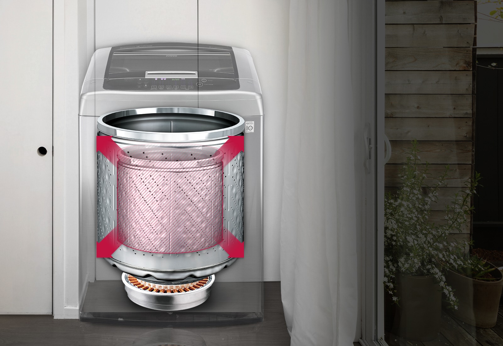 Lg 17kg 6 Motion Inverter Direct Drive Top Load Washer With Warm Wash Lg Malaysia