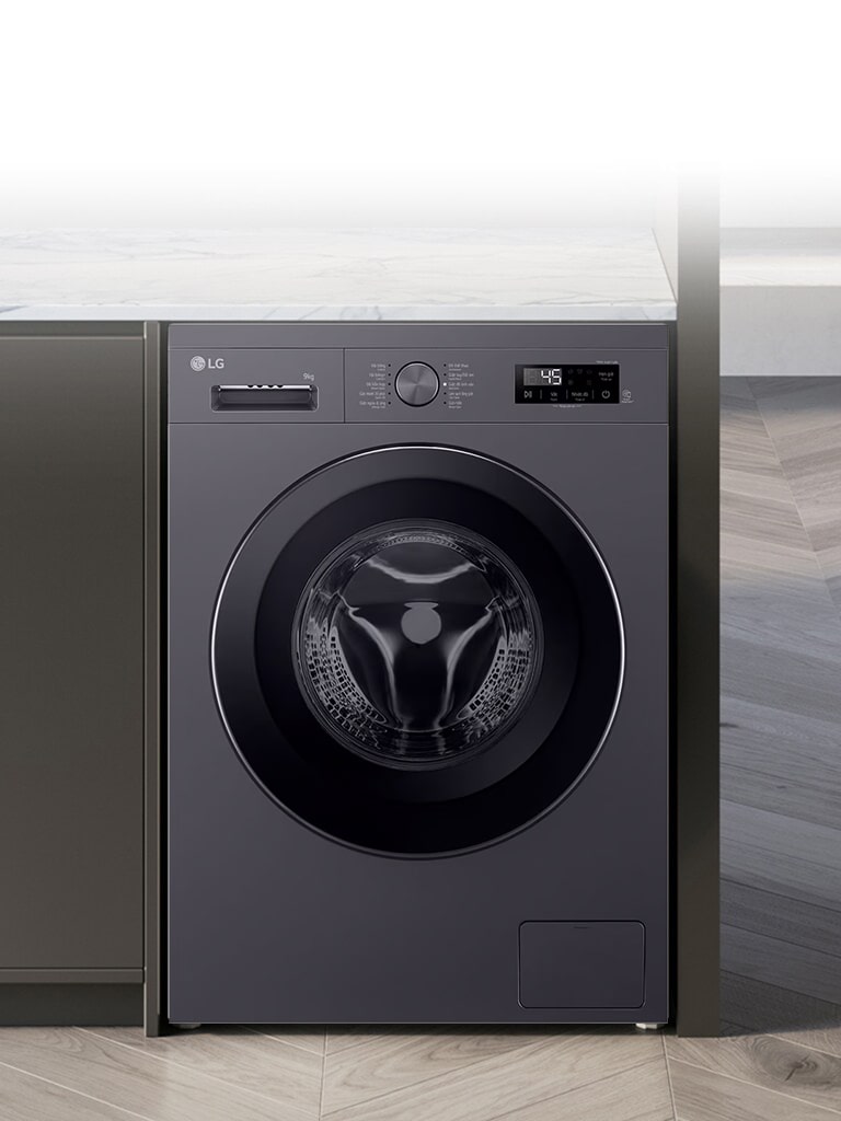  Cutout of the inside of a washing machine