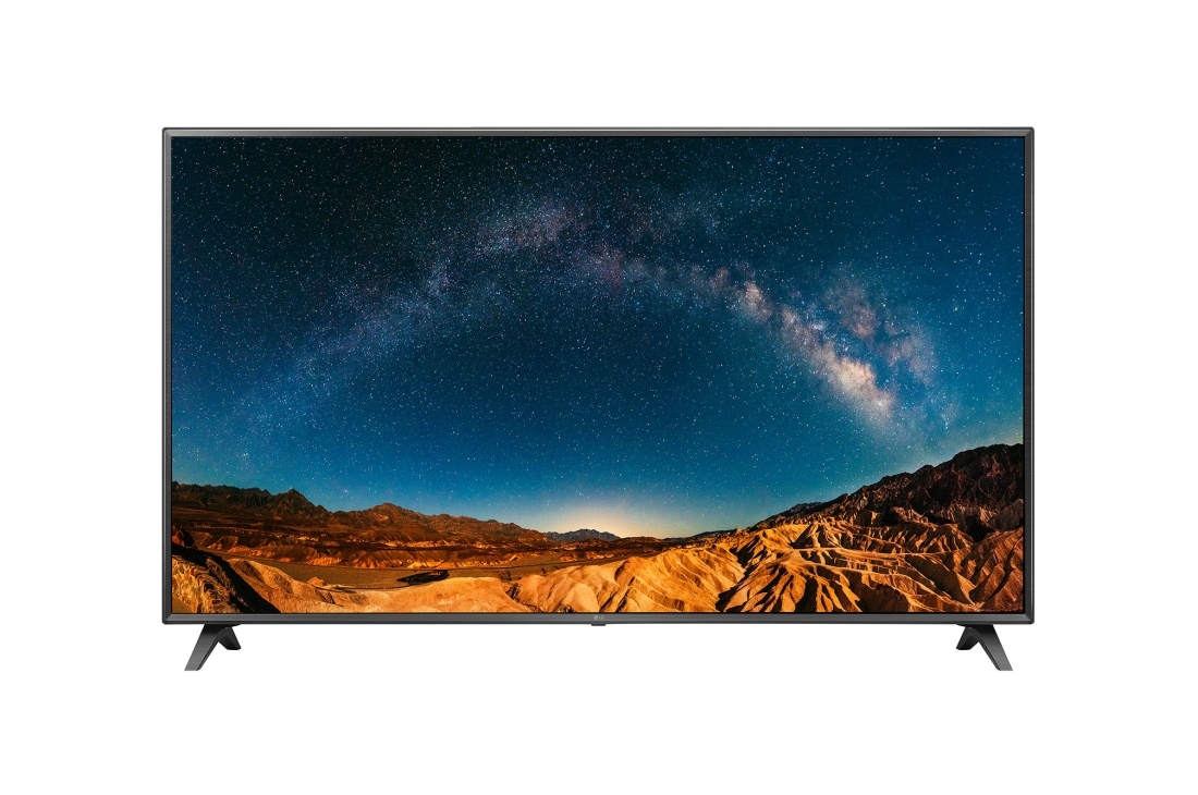 LG 4K UHD Smart TV, Front view with infill image, 43UR751C0SC