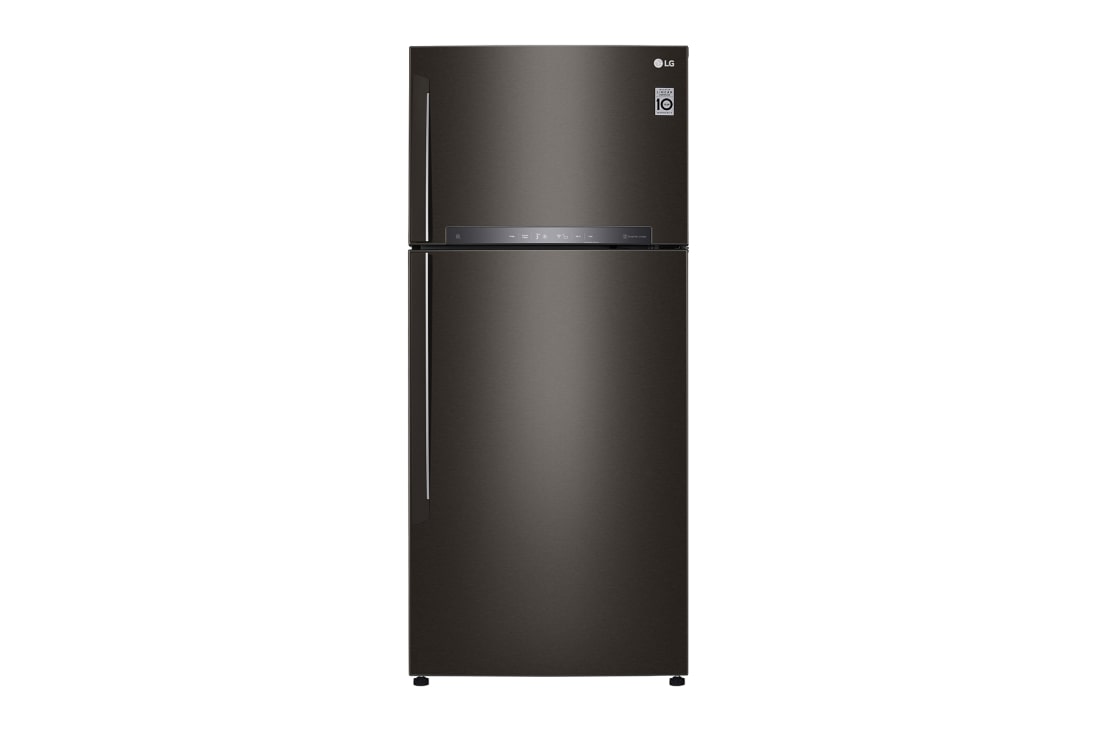 LG IEC Gross 547L Black Metal Top Freezer with Inverter Linear Compressor & DoorCooling+, GN-H702HXHU