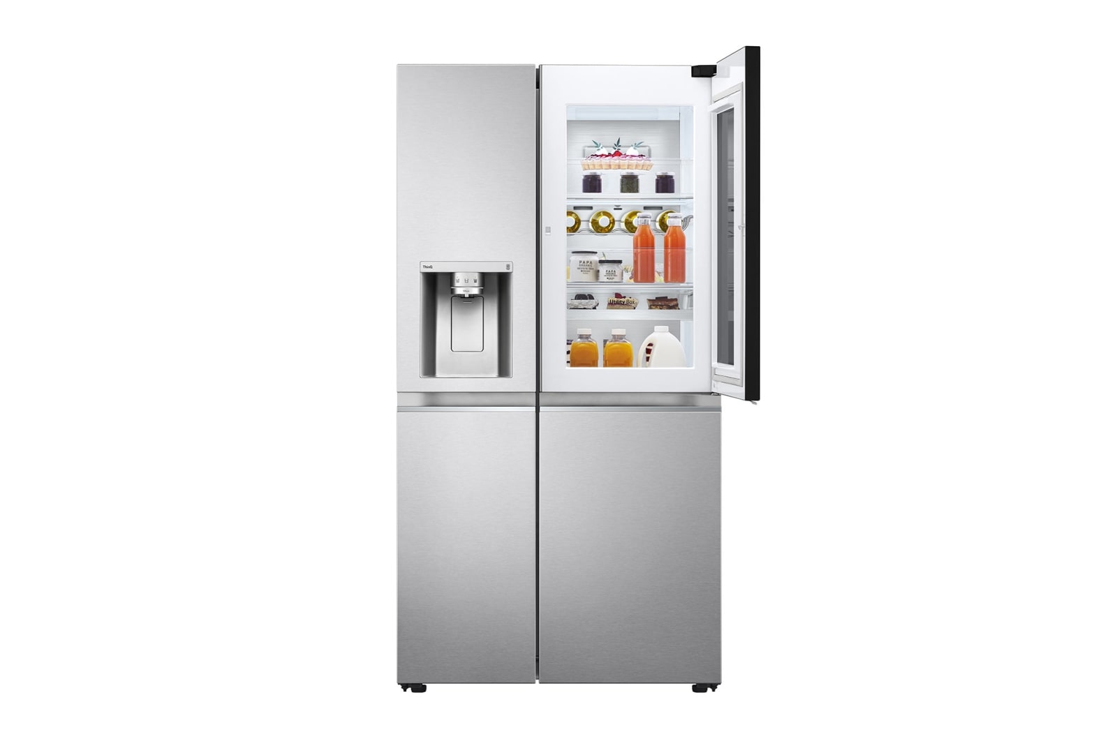 LG 674L SidebySide Fridge with InstaView & DoorinDoor™ in Noble