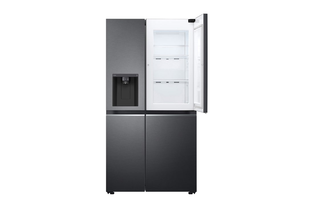 Rental 635l Side By Side Fridge In Matte Black Finish Lg Malaysia