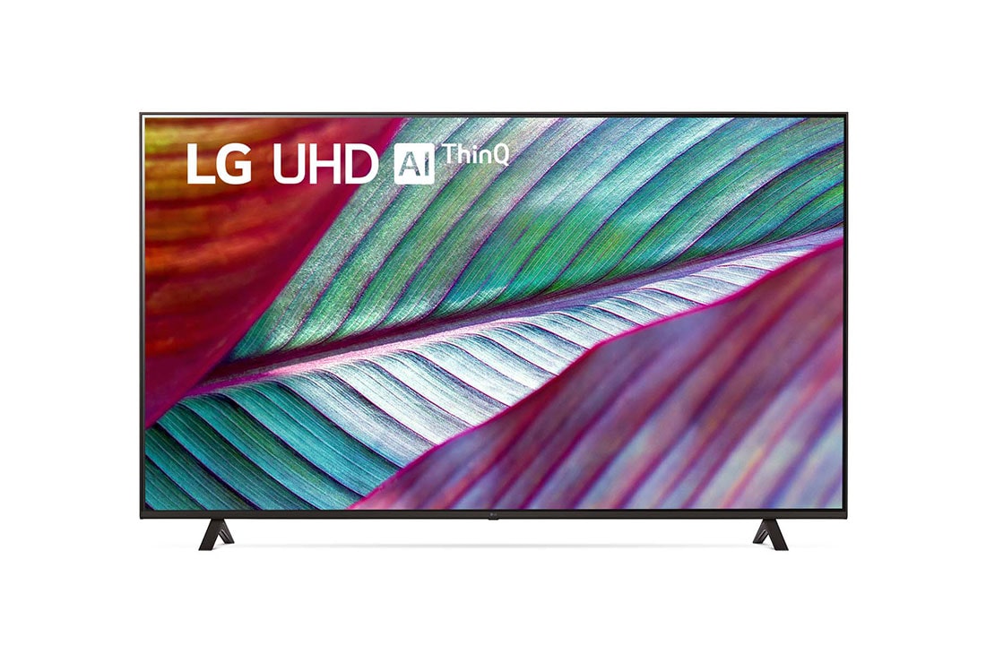 LG [RENTAL] LG UR75 75 inch HDR10 4K Smart TV (2023), A front view of the LG UHD TV, 75ur7550psc