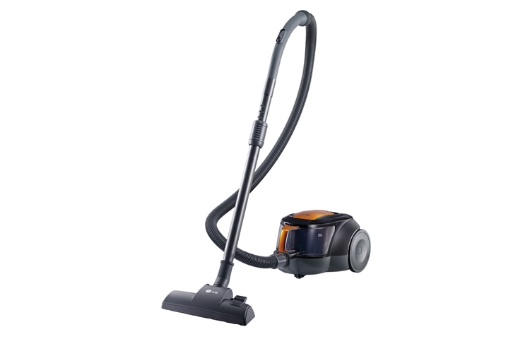 LG 1800W, Bagless Vacuum with Sani Punch and Mop Combi, Carpet and Floor Nozzle, Steel telescopic, VC3319YM