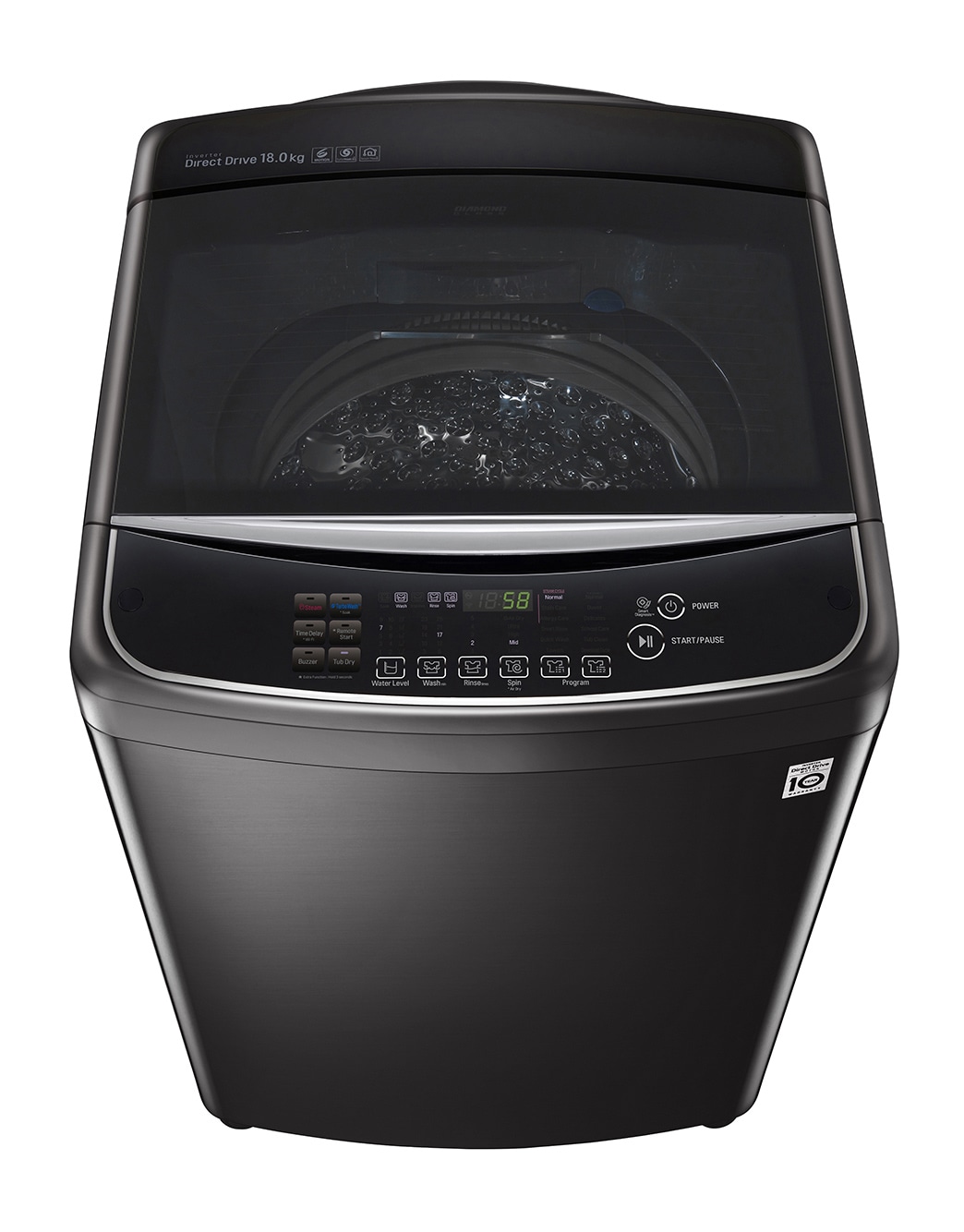 LG 19kg Top Load Washing Machine with Inverter Direct Drive LG Malaysia